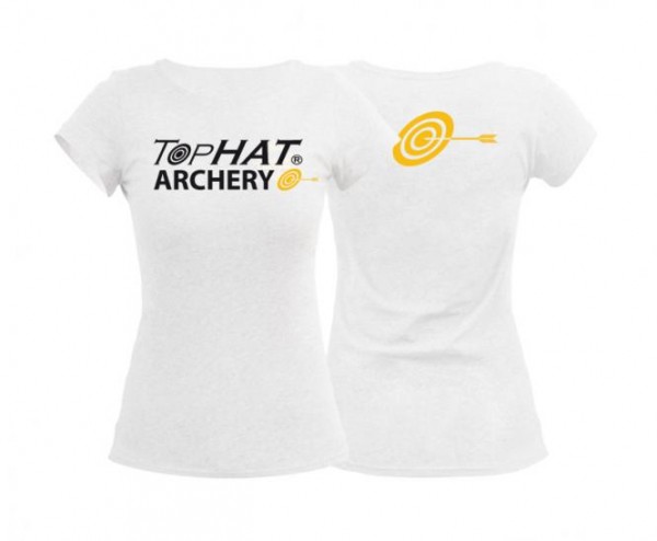 End of Line/Eingestellt: T-Shirt Frauen Weiß S